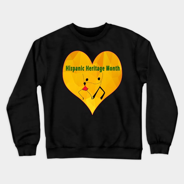 National Hispanic Heritage Month Crewneck Sweatshirt by salah_698